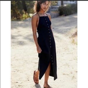 NWT Free People Black Maxi Dress